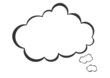 Speech bubble thought