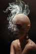 Baldhead woman
