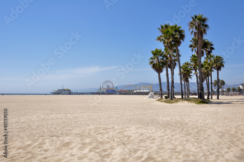 Photo: Santa Monica beach, California (USA) Santa Monica beach, California (USA)