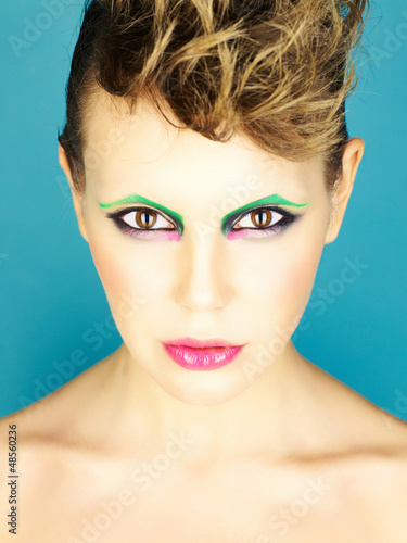 Photo: Beautiful lady punk Beautiful lady punk
