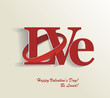 Lettering LOVE.