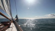 Sailboat on the sea