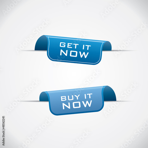 Vector: Labels - buy it and get it now, vector Labels - buy it and get it now, vector