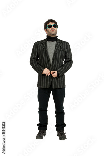 Photo: man isolated on white background man isolated on white background