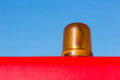 Orange rotating warning light