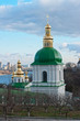 Monastery in Kiev under river Dnieper
