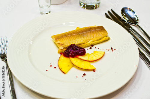 Photo: Herring with cranberry Herring with cranberry