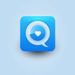 Bubble talk user interface icon