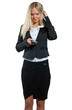 business woman with mobile phone