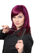 junge friseurin