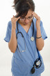 Photo: Attractive forties asian healthcare worker woman Attractive forties asian healthcare worker woman
