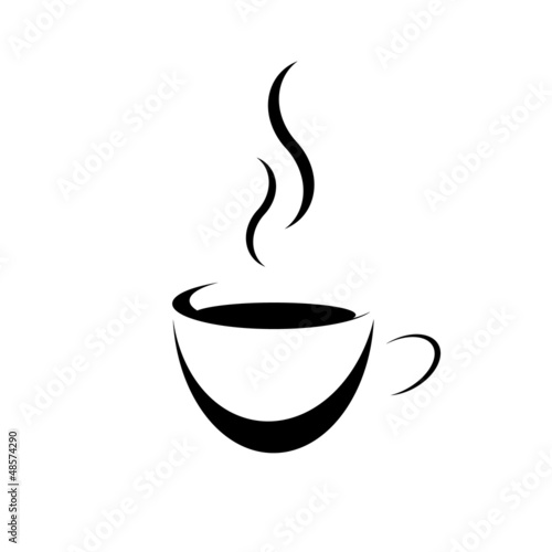 Vector: Tasse ohne Unterteller Schwarz Tasse ohne Unterteller Schwarz