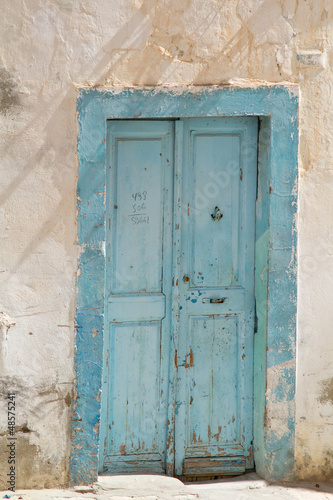 Photo: Blue old door Blue old door
