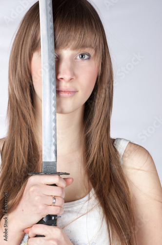 Photo: Lady With Sword Lady With Sword