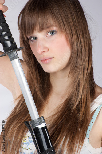 Photo: Lady With Sword Lady With Sword