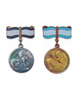 The Soviet medals for mother of the heroine