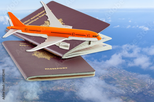 Photo: concept voyages par avion concept voyages par avion