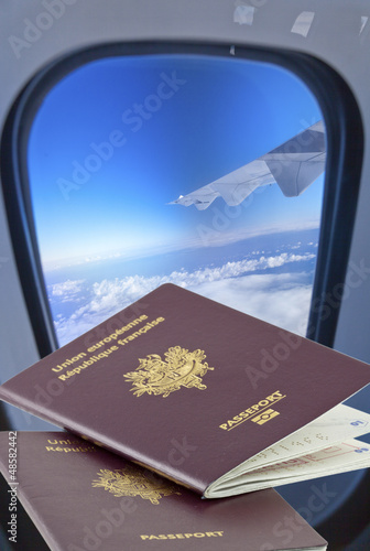 Photo: concept voyage par avion concept voyage par avion