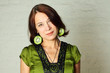 Beautiful healthy mature woman, portrait