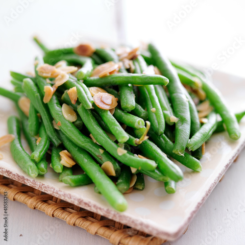 Photo: Green beans with almonds Green beans with almonds