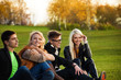 Photo: Two couple in the park Two couple in the park