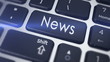 News Key. Computer key News for easy access to fresh news.
