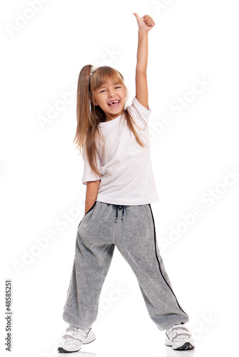 Photo: Little girl dancing Little girl dancing