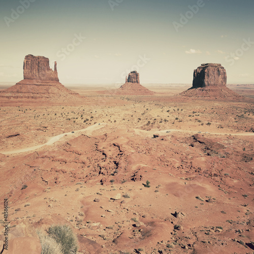 Photo: view of famous landscape of Monument Valley view of famous landscape of Monument Valley