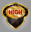 Premium quality product label