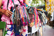 Bracelets for sale at Thai market