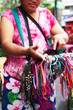 Displaying her wares - Trade