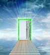 footbridge to door leading to another dimension
