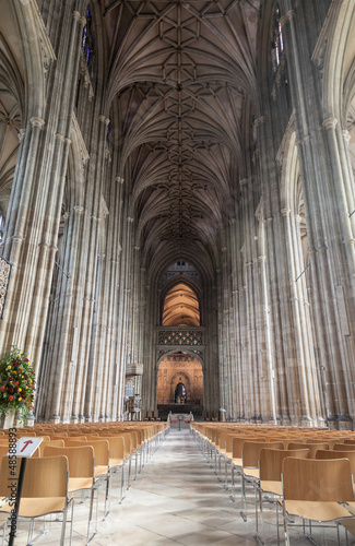 Photo: Internal view of Canterbury Cathedral Internal view of Canterbury Cathedral