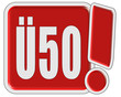 !-Schild rot quad Ü50