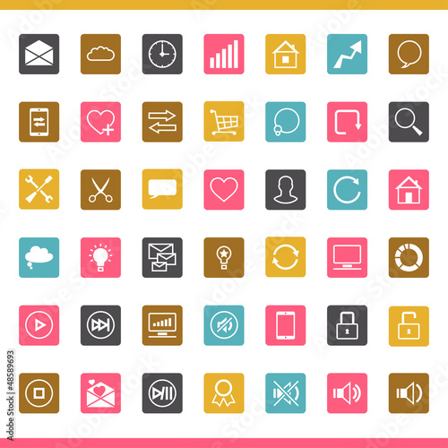 Vector: Set of 42 SEO internet icons. Set of 42 SEO internet icons.