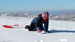 Video: Little girl in snow Little girl in snow