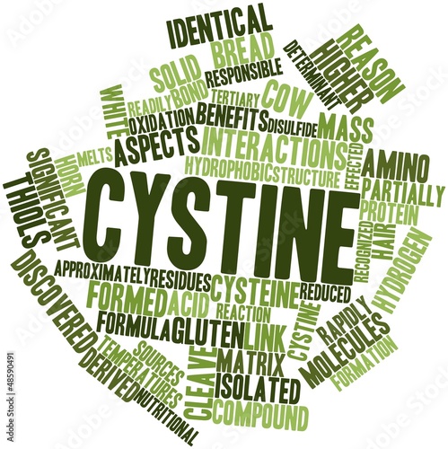 Illustration: Word cloud for Cystine Word cloud for Cystine