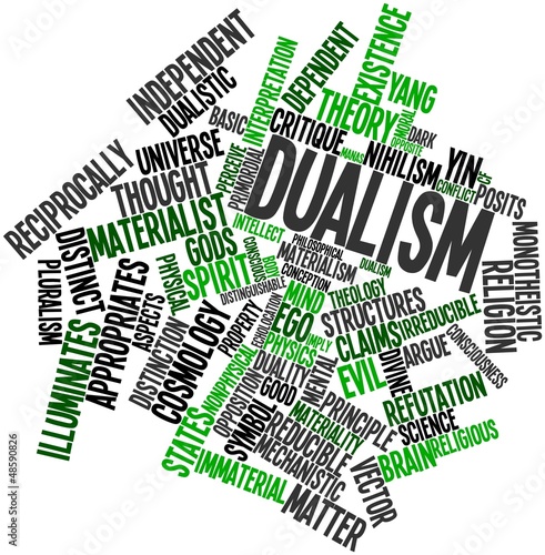 Illustration: Word cloud for Dualism Word cloud for Dualism