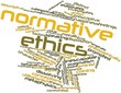 Word cloud for Normative ethics