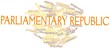 Word cloud for Parliamentary republic