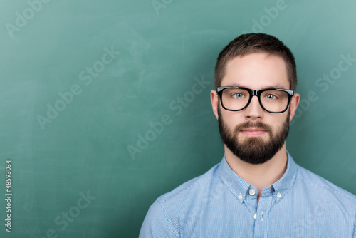 Photo: portrait vor der tafel portrait vor der tafel