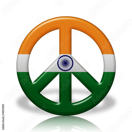 Illustration: Peace in India Peace in India