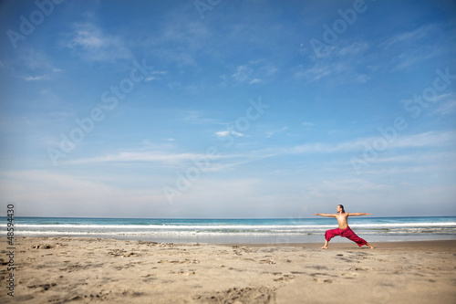 Photo: Yoga on the beach Yoga on the beach