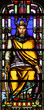 Stained glass, Saint Germain-l'Auxerrois church, Paris