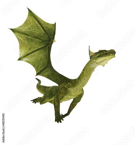 Illustration: green dragon out green dragon out
