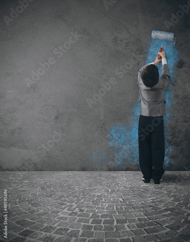 Photo: Change gray with color Change gray with color