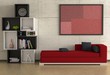 Rotes Sofa