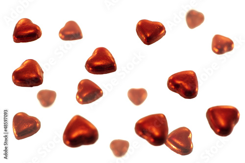 Photo: red heart shapes red heart shapes