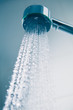 shower with water stream