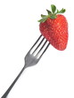 Photo: Strawberry and Fork Strawberry and Fork